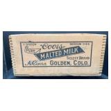 Coors Prohibition-Era Malted Milk Crate
