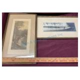 Framed Colorized Photos of Scenic Landscapes