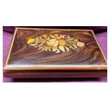 Italian Inlaid Wooden Music Box