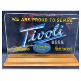 Tivoli Beer Advertising Display Sign