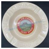 Adolph Coors Golden Brewery Porcelain Ashtray