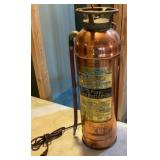 Copper Randolph Soda Acid Fire Extinguisher