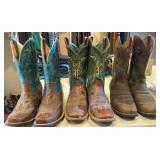 Set of Cowboy Boots, Size 13
