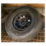 New Trailer Tires ST225-75R15 on Five-Lug Wheels