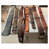 Horse tack cinch straps