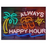 Always Happy Hour Neon Sign