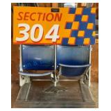 Mile High Stadium Seats and Section 304 Sign