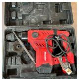 Heavy-Duty Red Corded Hammer Drill