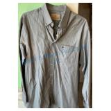 King Ranch Men's 2XL Shirt in Gray