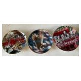 Set of 3 Collector Plates by Budweiser
