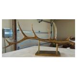 Gold-Toned Decorative Antler Sculpture