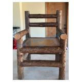 Rustic Handmade Wooden Kids Chair