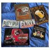 Metal Garage Signs