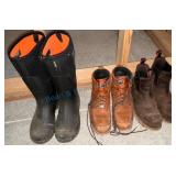 Three Pairs of Work Boots
