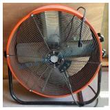 Industrial-Style Drum Fan