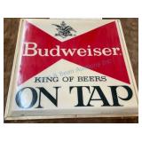 Budweiser On Tap Illuminated Bar Sign
