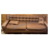 78 Inch MCM Glitter Sofa
