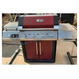 Four-Burner Gas Grill With Side Burner