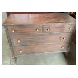 Antique Walnut Dresser Base