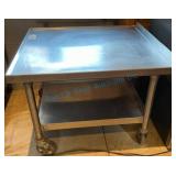 Stainless Steel Rolling Utility Table
