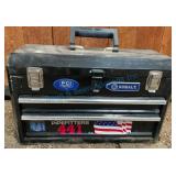 Kobalt Metal Toolbox With Two Drawers