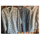 Set of 3 Cody James 2XL Western Shirts