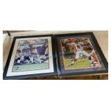 Framed NFL Player Autographed Photographs