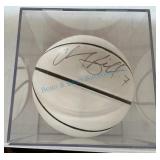 Signed Basketball in Display Case