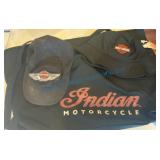 Indian Motorcycle Apron and Harley Caps