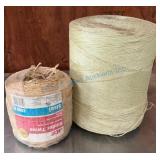 Two Rolls of Sisal and Twine String