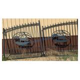 Custom Metal Ranch Gate Panels