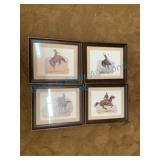 Four Frederic Remington Prints