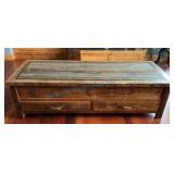 Rustic Wooden Coffee Table With Storage