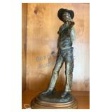 Bronze Sculpture 'Here's to Ya' by D. T. Metzger