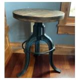 Adjustable Industrial Style Stool, 23in