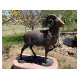 Life-Size Bronze Rocky Mountain Bighorn Sheep