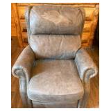 Brown Leather Denver Broncos Recliner