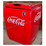 Embossed Reach-In Coca-Cola Cooler