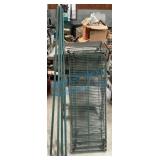Green Metal Shelving Units