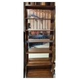 Solid Wood Open Shelf Bookshelf