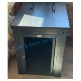 Wooden Pet Crate With Metal Bars