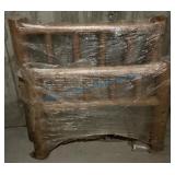 Children's Wooden Log Bed Frame