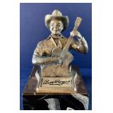 Roy Rogers Pewter Statue by Rocker, 1992