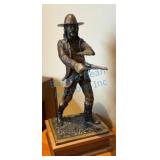 Bronze Cowboy Statue by Shoop