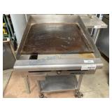 Commercial Imperial Griddle on Stainless Cart