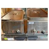 Two General Portable Steam Trays