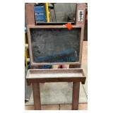 Double-Sided Chalk and Whiteboard Easel