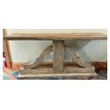 Rustic Wooden Console Table