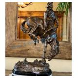 Outlaw by Frederic Remington Recast Bronze