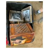 John Wayne Photos and Wooden Storage Box